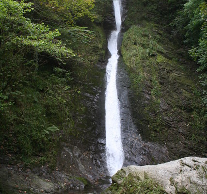 Photo of Whitelady waterfall at Lydford Gorge