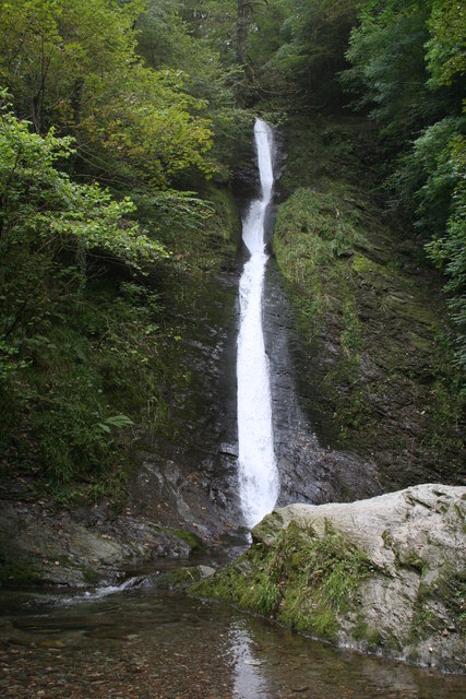 Photo of Whitelady waterfall at Lydford Gorge