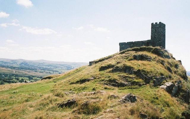 Photo of South Brentor Church on top of the tor at Brent Tor, Dartmoor