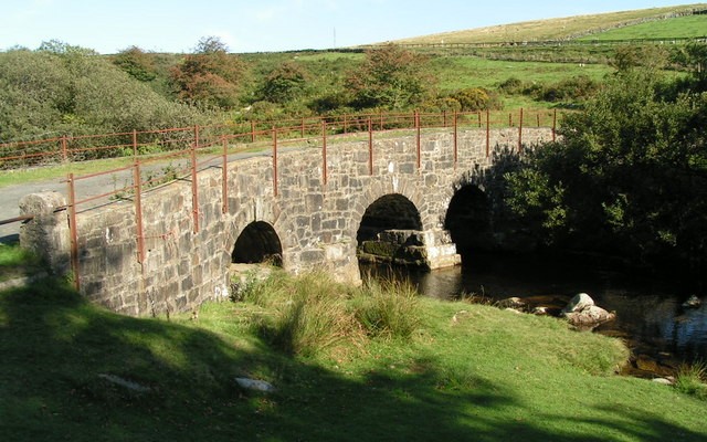 Photo of a bridge over a river at Merrivale