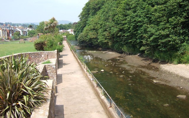 Photo of the River Sid at Sidmouth