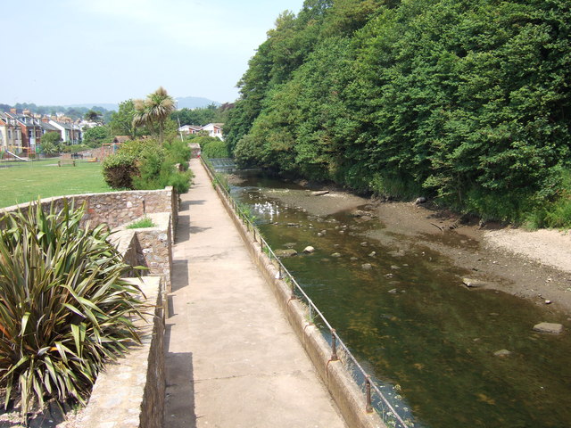 Photo of the River Sid at Sidmouth