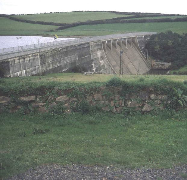 Upper Tamar Lake Dam Copyright Trevor Rickard