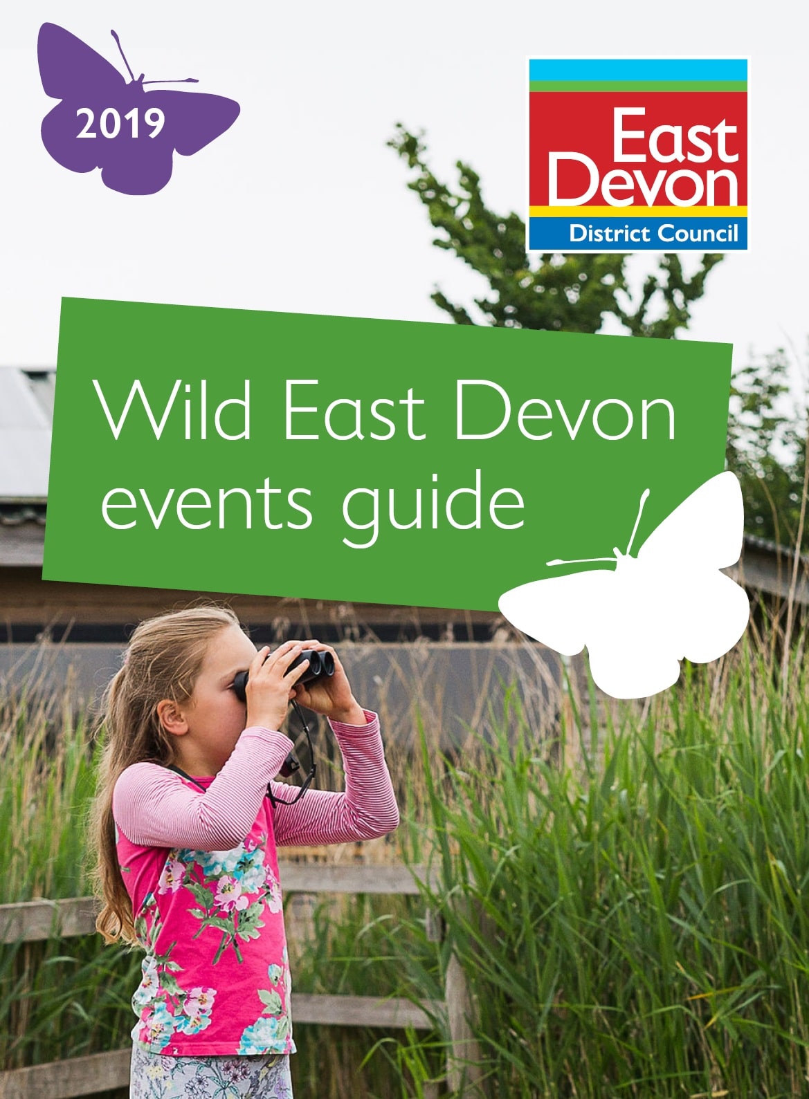 Image of the front page of the East Devon District Council Wild East Devon events guide