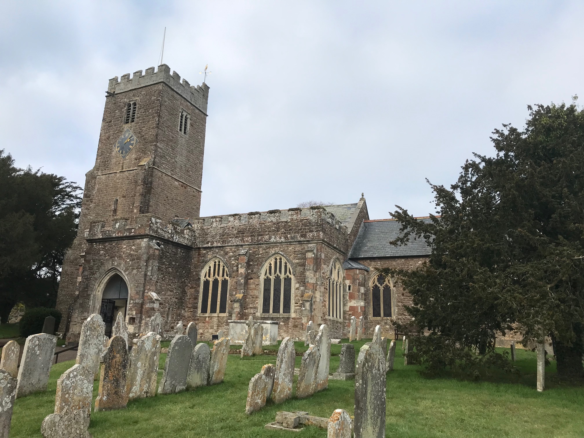 Photo showing exterior of church